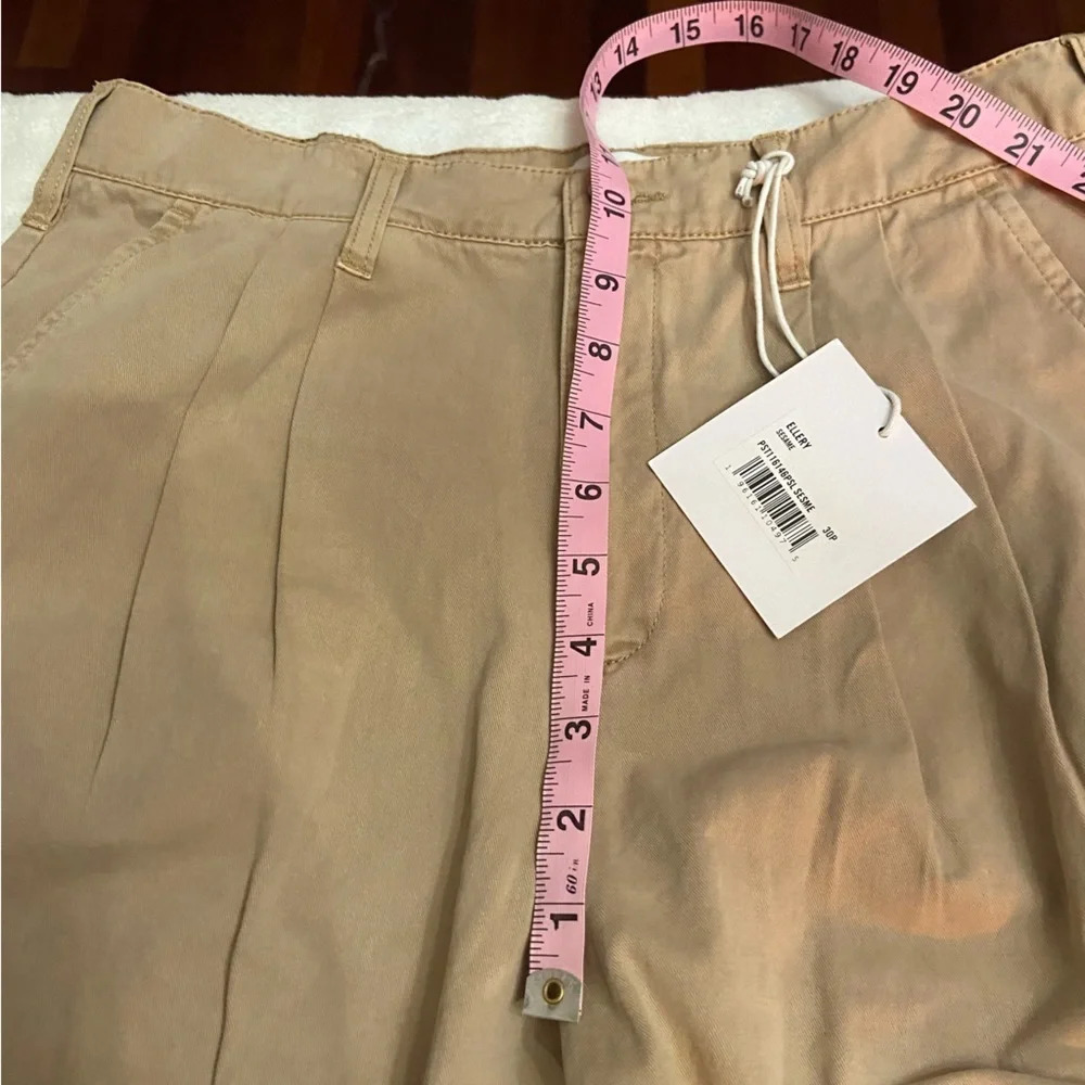 New! Pistola Ellery High Rise Wide Leg Trouser in Sesame 28133 - Picture 11 of 13